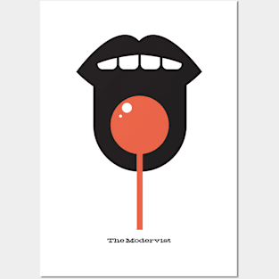 The Modervist - Lips Posters and Art